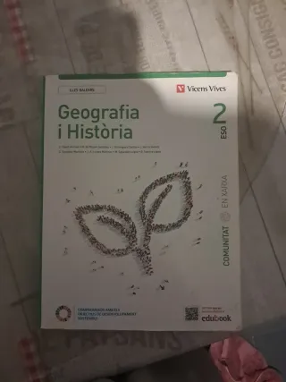 Libro de 2 ESO geografía y historia