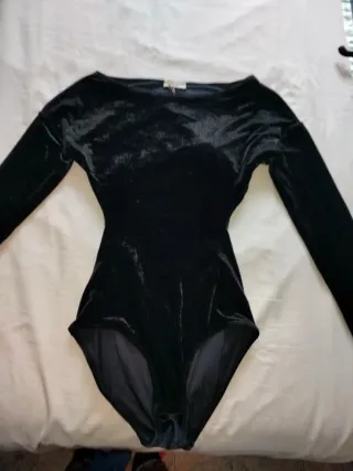 Body terciopelo manga larga