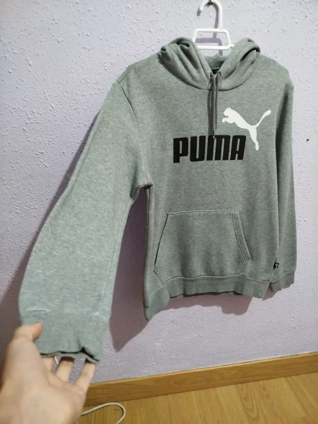 Sudadera Puma Gris Talla XS