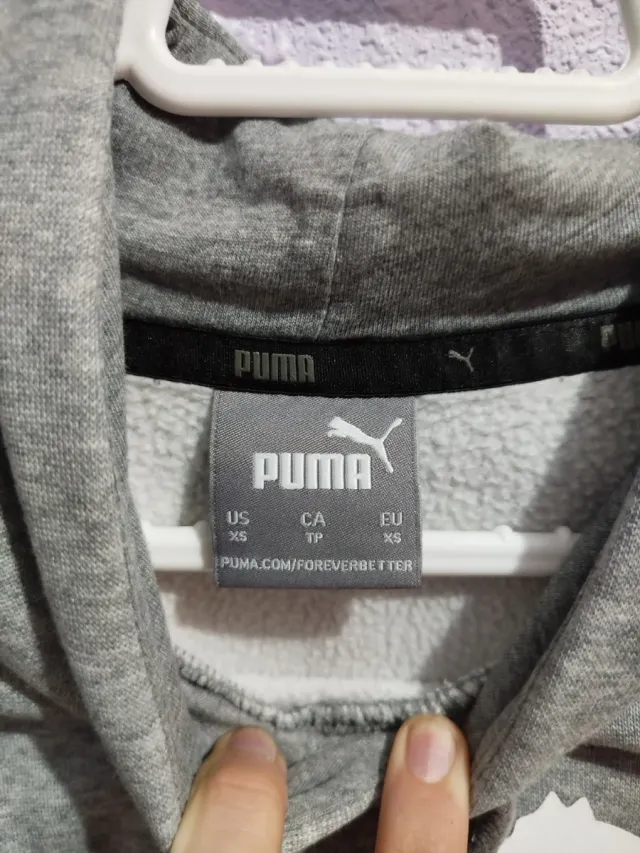 Sudadera Puma Gris Talla XS