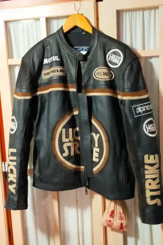 Chaqueta Cuero Lucky Strike Motos
