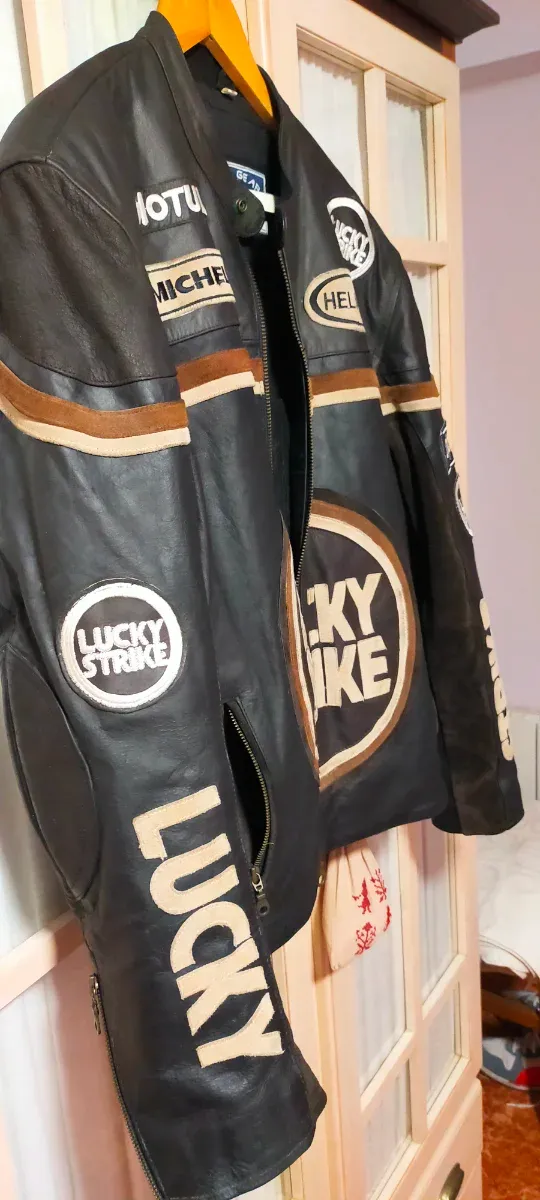 Chaqueta Cuero Lucky Strike Motos