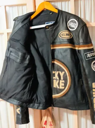 Chaqueta Cuero Lucky Strike Motos