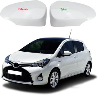 Carcasa Espejo Retrovisor Izq Toyota Yaris Blanco