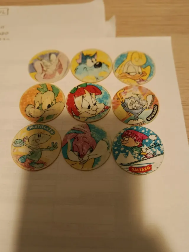 Tazos Colección 9 Unidades