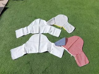 Pacchetto 2 Cuscini per Seggiolone Gonfiabili + Fodere