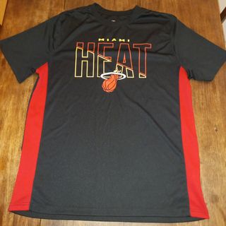 Camiseta Miami Heat Negra y Roja