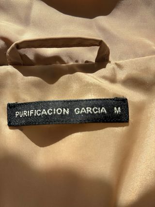 Parka Purificación García Beige 
