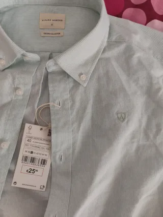 Camisa Oxford Rayas Álvaro Moreno Talla 40