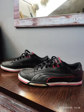 Zapatillas Puma Ducati Negras y Rojas