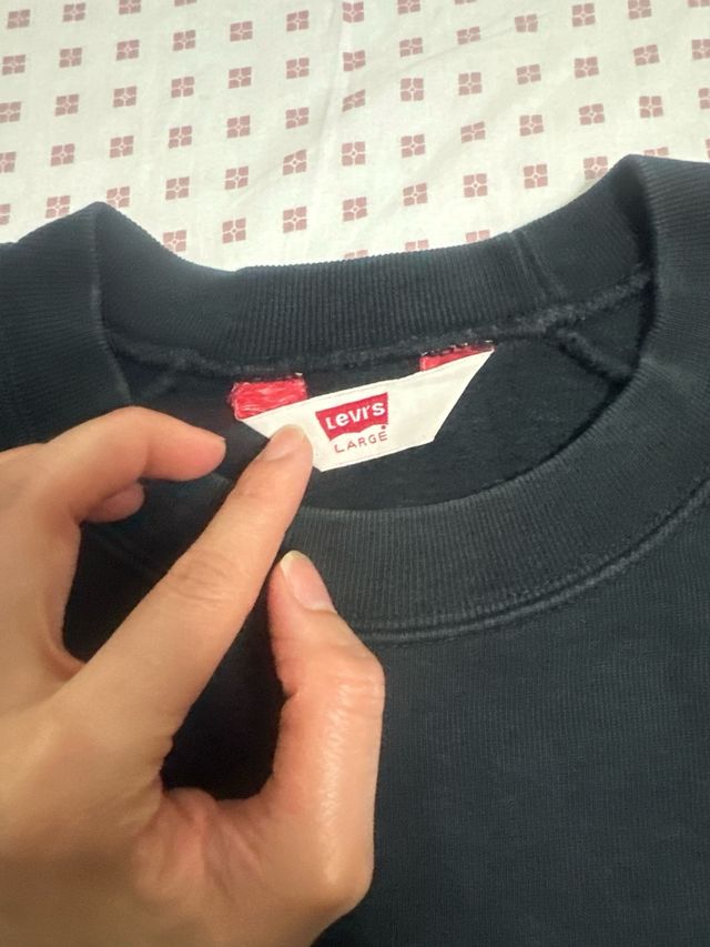 Sudadera Levi's Caballero Talla XL Negra