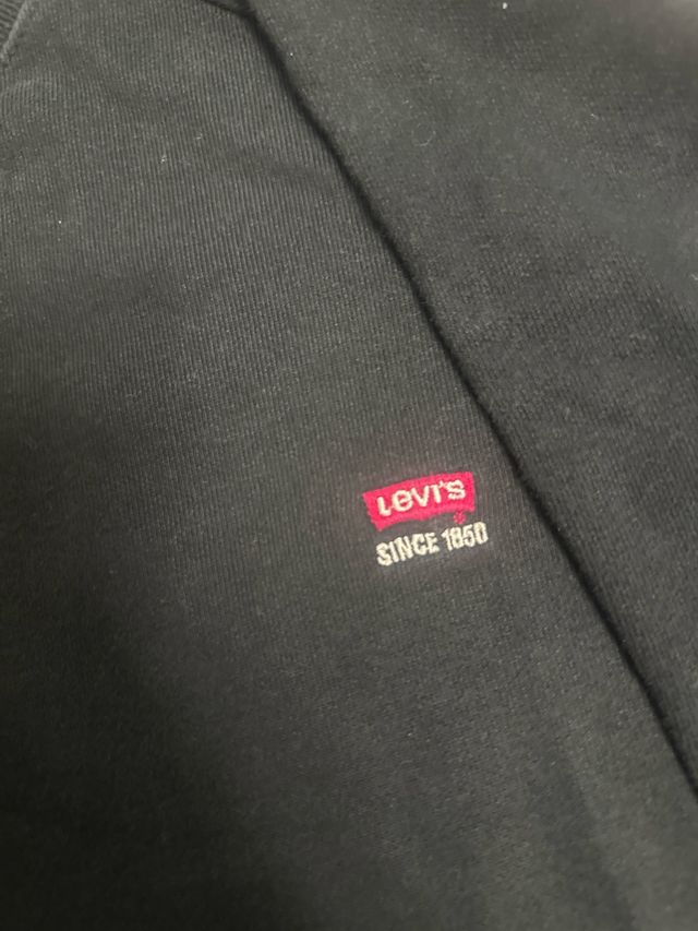 Sudadera Levi's Caballero Talla XL Negra