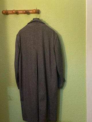 Abrigo Loden Hombre Talla 54 Gris
