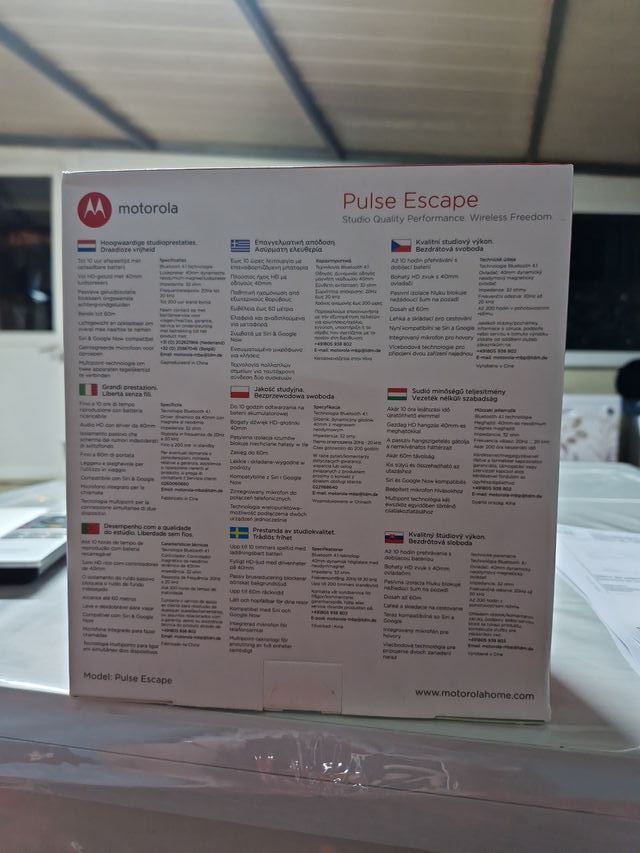 Cascos Motorola Pulse Escape Bluetooth