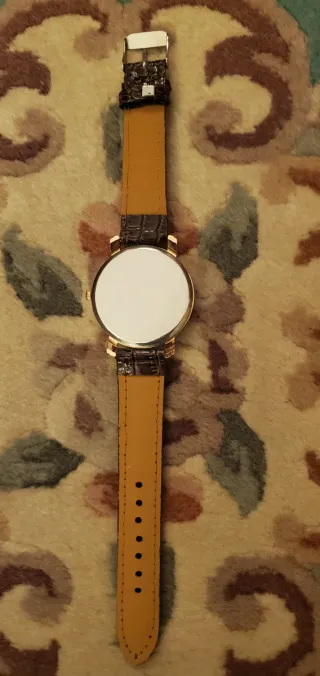 Orologio Meiyike con cristalli dorati