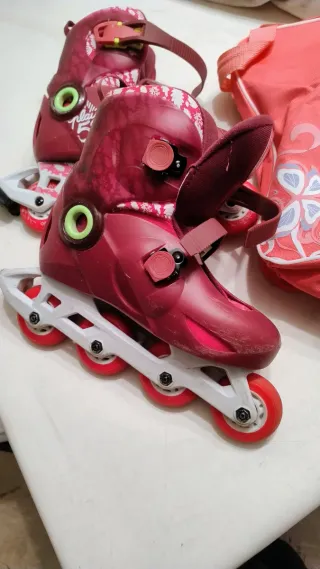 Patines en línea niña talla 32/34 ajustable