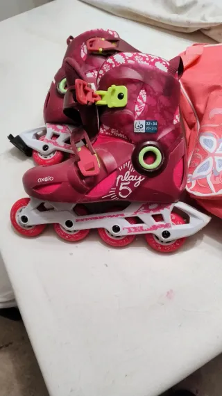Patines en línea niña talla 32/34 ajustable