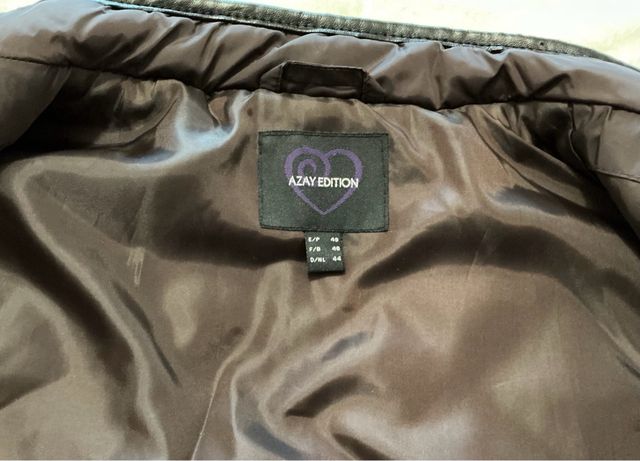 Chaleco acolchado mujer marrón