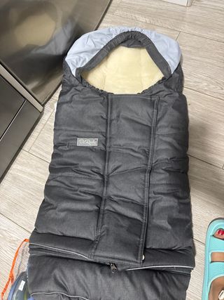 Saco de bebé gris