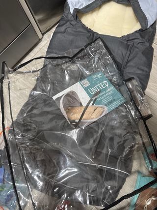 Saco de bebé gris