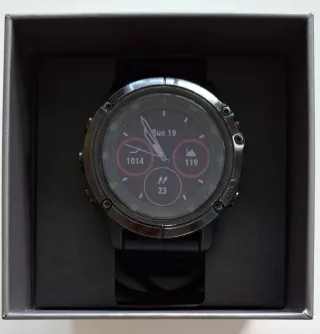 Garmin Fenix 5X Plus Sapphire Negro