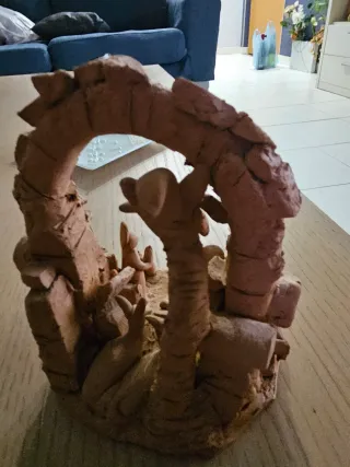 Presepe Caltagirone in terracotta