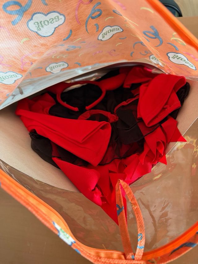 Disfraz niña Atosa diablesa 3-4 años