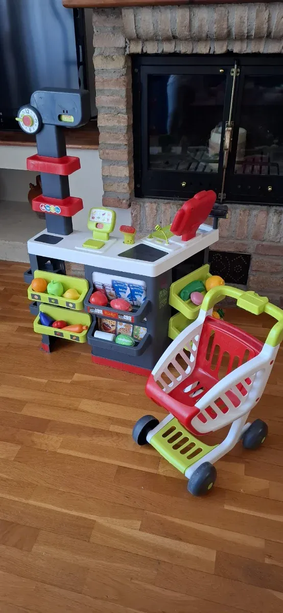 Supermercado Juguete con Carrito