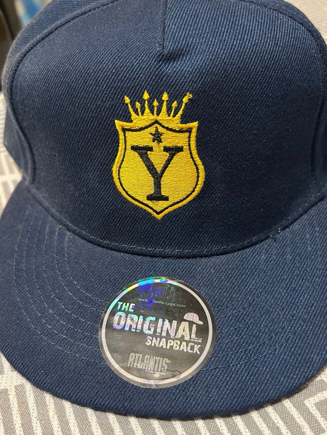 Gorra Atlantis Snapback Azul y Dorada
