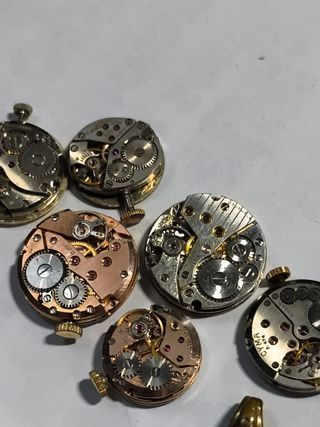 Lotes de movimientos de relojes EBEL, GARRARD, LON