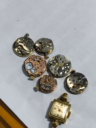 Lotes de movimientos de relojes EBEL, GARRARD, LON