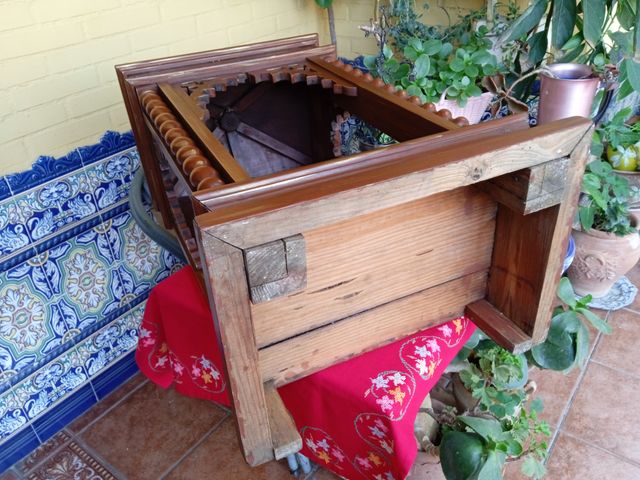 Capilla Hornacina Antigua Madera Figura