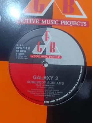 Vinilo Galaxy 2 - Somebody Screams GFB 017 B