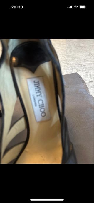 Sandalias Jimmy Choo Negras Talla 38.5