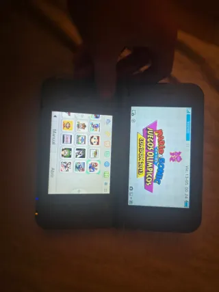 Nintendo New 3DS XL negra pantalla ips 