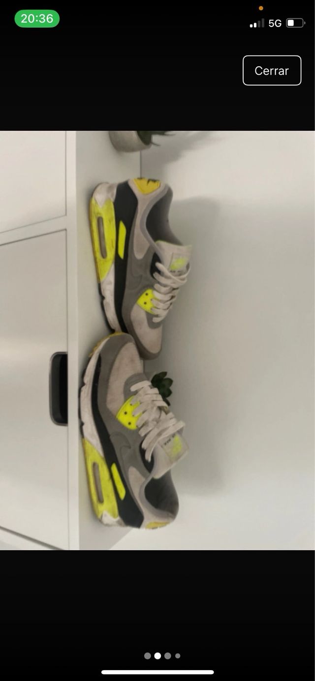 Zapatillas Nike Air Max 90 Gris y Amarillo