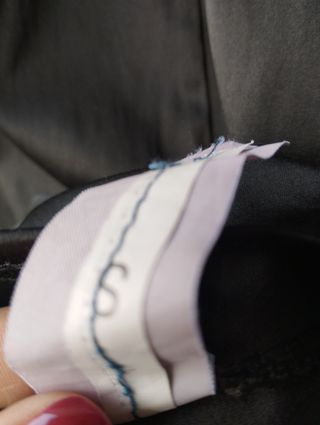 Vestido fiesta asimétrico negro