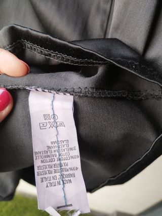 Vestido fiesta asimétrico negro