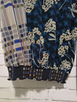 Blusa Desigual Manga Larga Estampada