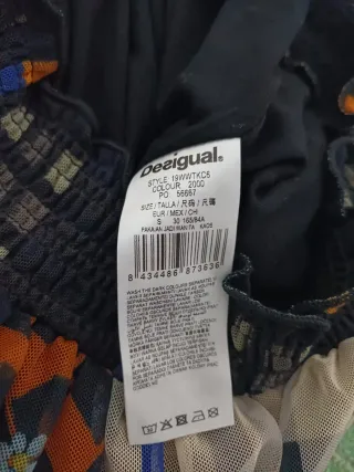 Blusa Desigual Manga Larga Estampada