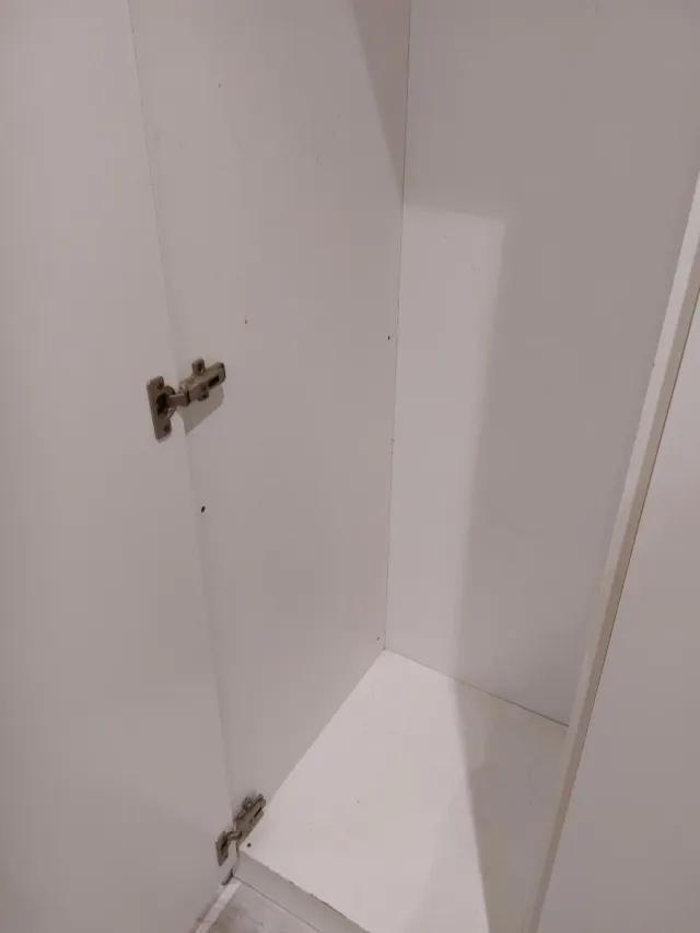 Armario ropero blanco de madera