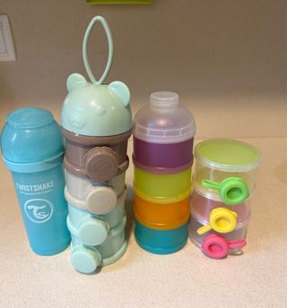 Dosificador leche polvo y biberón Twistshake