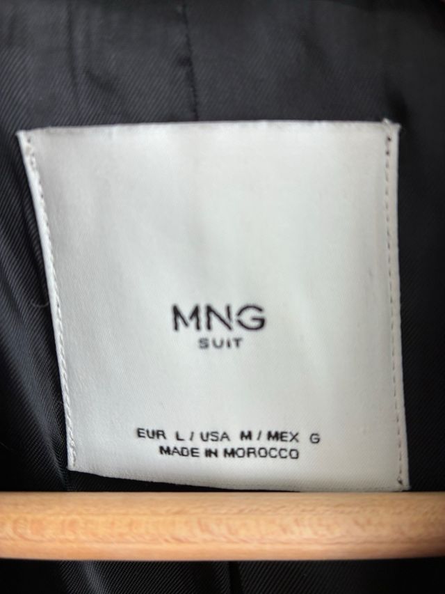 Abrigo Mango Animal Print Beige y Marrón