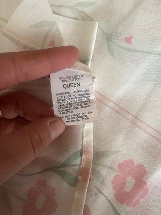 Juego sábana encimera y almohadas antiguo 135cm