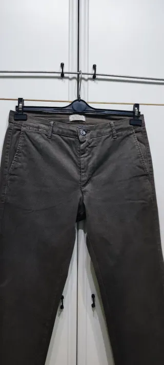Pantaloni uomo taglia 50/XL grigio