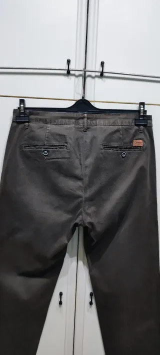 Pantaloni uomo taglia 50/XL grigio