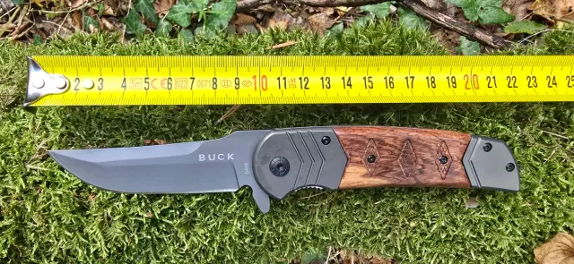 Navaja Buck Acero Mango Madera