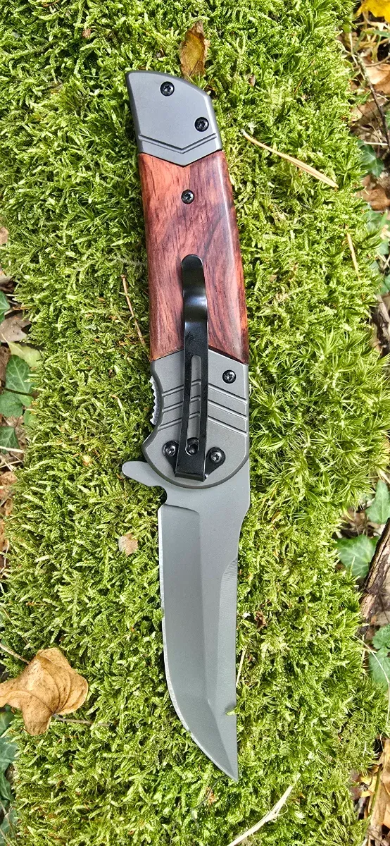 Navaja Buck Acero Mango Madera
