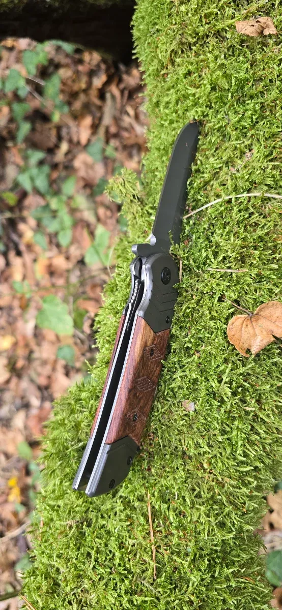 Navaja Buck Acero Mango Madera