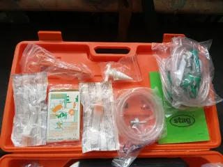 Botiquín de emergencia con oxígeno